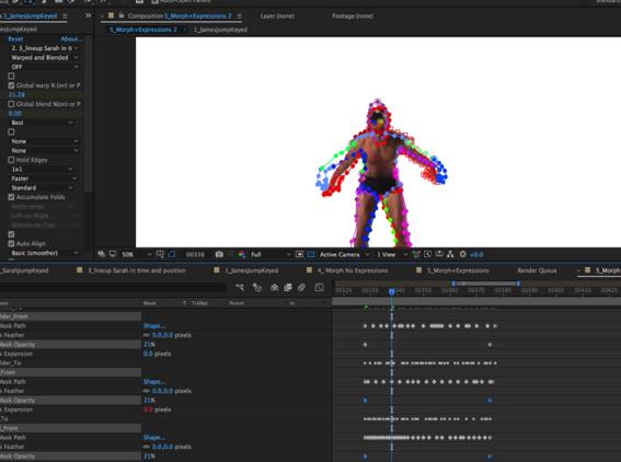 RE:Flex for AE - Moving Morph using per-spline blending and warping controls