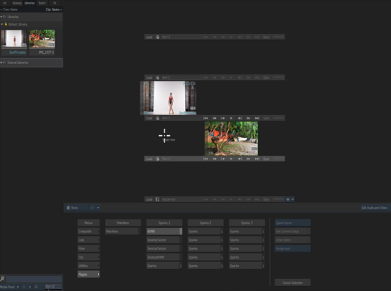 Sparks vs. OFX in Flame