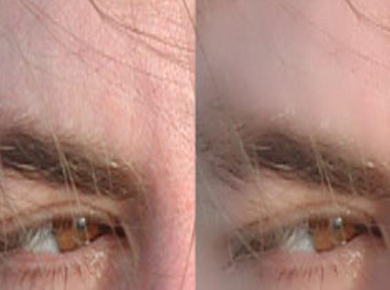 Blur without blurring over edges 